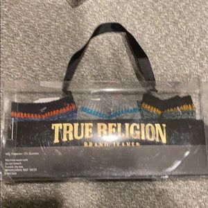 🧦New True Religion Boot Socks Bundle Canvas Pouch